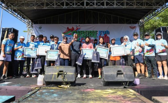 1.600 Peserta Ramaikan Heritage Color Fun Run Banjaratma, Bukti Sport Tourism Jateng Makin Diminati