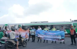 KAI Bandara GELAR SOSIALISASI KESELAMATAN DI JPL 683 STASIUN WATES