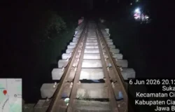 Keselamatan Prioritas Utama, KAI Daop 2 Bandung Pastikan Jalur Aman Pasca Gempa di Cianjur